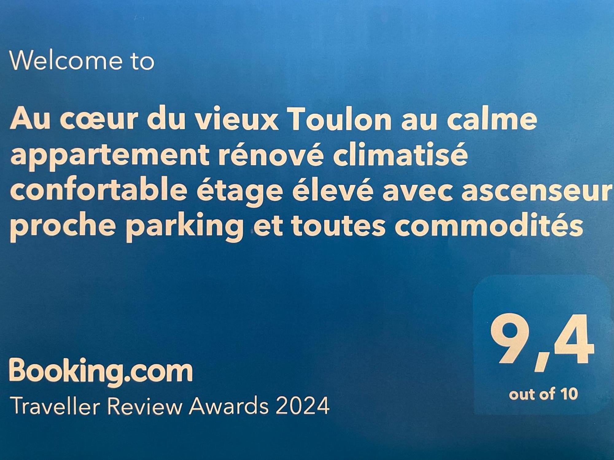 Au Coeur Du Vieux Toulon Au Calme Appartement Renove Climatise Confortable Etage Eleve Avec Ascenseur Proche Parking Et Toutes Commodites Dış mekan fotoğraf